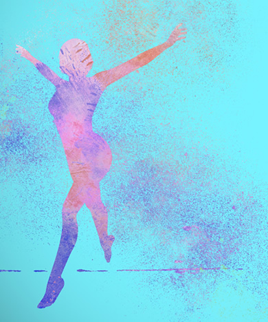 Fundo pessoa em movimento